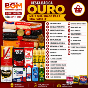 CESTA BÁSICA OURO COM LIMPEZA