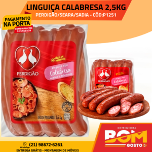 LINGUIÇA CALABRESA 2,5KG