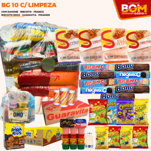 BOM GOSTO 10KG DE ARROZ COM KIT ESCOLAR E FRANGO