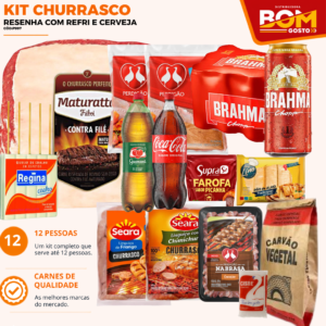 KIT CHURRASCO RESENHA REFRI/CERVEJA