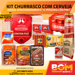 KIT CHURRASCO COM CERVEJA