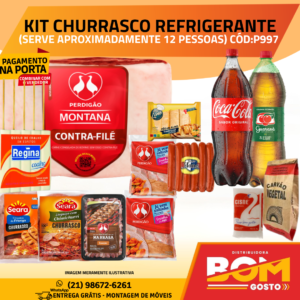 KIT CHURRASCO COM REFRIGERANTE