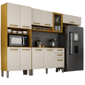 COZINHA AVILA CINAMOMO/OFF WHITE