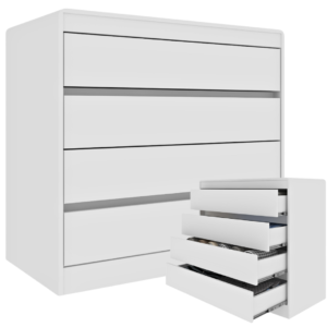 COMODA ESPANHA BRANCO/NEVE