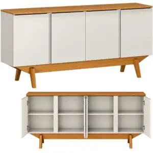 BALCÃO / BUFFET YASMIN CINAMOMO OFF WHITE