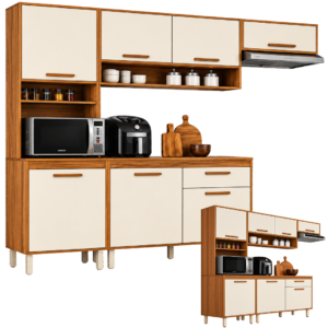 COZINHA ESSENCIAL CINAMOMO OFF WHITE